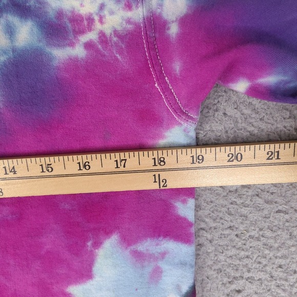 Peace Tie Die T-Shirt Adult Medium Colorful Fruit Of The Loom Lofteez Peace Love - Picture 13 of 15